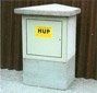 Betonov domky pro HUP.